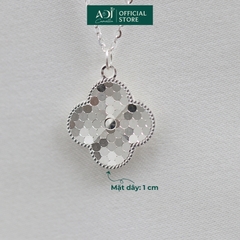 Dây chuyền Trang sức bạc 925 ADJ thanh lịch thời trang cao cấp Cánh Hoa May Mắn SD146100AD