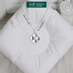 Dây chuyền Trang sức bạc 925 ADJ thanh lịch thời trang cao cấp Cánh Hoa May Mắn SD146100AD