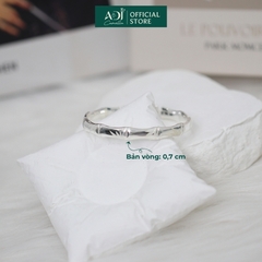 Vòng Tay Nữ Bạc ADJ 999 Cây Trúc Lá Tre May Mắn Phụ Kiện Trang Sức Nữ Cao Cấp SVC15445AD