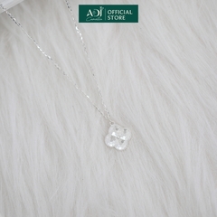 Dây chuyền Trang sức bạc 925 ADJ thanh lịch thời trang cao cấp Cánh Hoa May Mắn SD146100AD