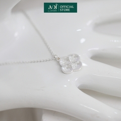 Dây chuyền Trang sức bạc 925 ADJ thanh lịch thời trang cao cấp Cánh Hoa May Mắn SD146100AD
