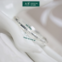 Vòng Tay Nữ Bạc ADJ 999 Cây Trúc Lá Tre May Mắn Phụ Kiện Trang Sức Nữ Cao Cấp SVC15445AD