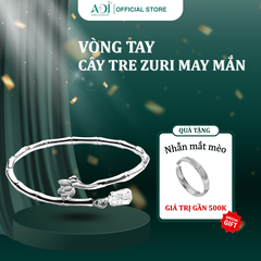 Vòng Tay Nữ Bạc ADJ 999 Hình Cây Tre Zuri May Mắn Phụ Kiện Trang Sức Nữ Cao Cấp SVC15456AD