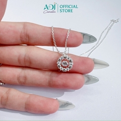 Dây chuyền Trang sức bạc 925 ADJ thanh lịch thời trang cao cấp Hoa Yêu Thương SD134180AD