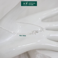 Lắc tay Hoa Tuyết Đính Đá Trang sức bạc 925 ADJ - SLT108104AD