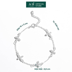 Lắc tay Trang sức bạc 925 ADJ Biểu Tượng May Mắn - SLT108109AD