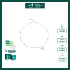 Lắc chân Trang sức bạc 925 ADJ Chic Bow Nơ và Bướm Ngọt Ngào Nữ Tính - SL16206AD