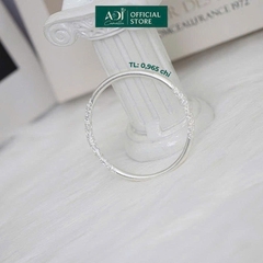 Vòng Tay Nữ Bạc ADJ 999 Hoa Văn Cỏ Xoăn Tinh Tế Phụ Kiện Trang Sức Nữ Cao Cấp SVC15491AD