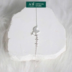 Lắc chân Trang sức bạc 925 ADJ Lunar Starry Ánh Trăng Và Tinh Tú Lung Linh Bay Bổng  SL16205AD