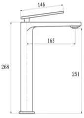 Vòi Lavabo nóng lạnh Dobidos mạ vàng FL342BG
