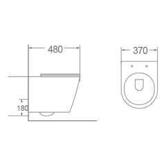 Bồn cầu treo tường Dobidos LJ-220