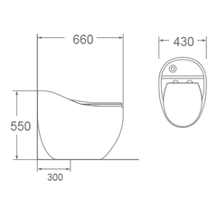 Bồn cầu 1 khối Dobidos LJ-115
