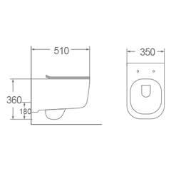 Bồn cầu treo tường Dobidos LJ-202