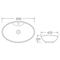 Chậu rửa lavabo Dobidos LJ 61