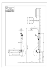 Bộ Sen cây tắm đứng nóng lạnh Dobidos FB1672