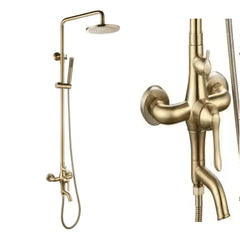 Bộ Sen cây tắm đứng nóng lạnh Dobidos mạ vàng FB514BG