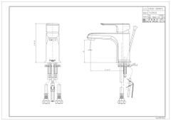 Vòi Lavabo nóng lạnh Dobidos FL0522-C