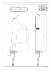 Vòi Lavabo nóng lạnh Dobidos FL0903-1C
