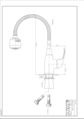 Vòi rửa chén nóng lạnh Dobidos FS1128C