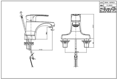 Vòi Lavabo nóng lạnh Dobidos FL3900-ES