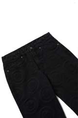 Embroidered Duck Logo Denim Jeans