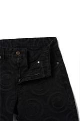Embroidered Duck Logo Denim Jeans