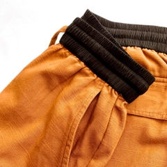 Tie Cargo Long Pants