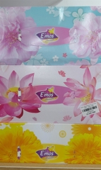 Khăn Giấy Hộp E'mos Preium 180 Tờ 2 Lớp