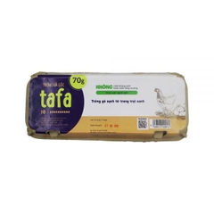 trứng gà sạch Tafa hộp giấy 10-70g