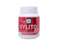 Kẹo Gum Xylitol Không Đường Hương Strawberry Mint Hũ 55.1g