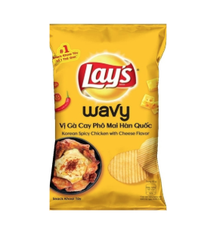 Lay’s Wavy vị gà cay Phô mai Hàn Quốc 28g