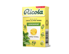 AN) Viên ngậm thảo mộc Ricola LemonMint không đường