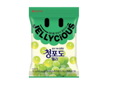 Lotte) Kẹo dẻo nho xanh Jellycious 72g
