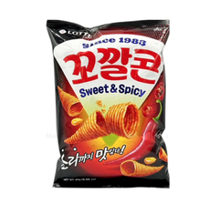 Lotte) Snack bắp cay và ngọt 67g