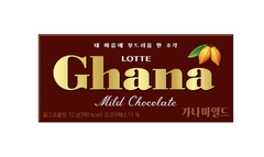 Lotte) Socola Mild Ghana 70g