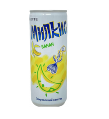 Nước Soda Sữa Milkis Vị Chuối 250ml