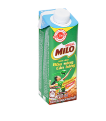 QTĐ) Sữa Lúa Mạch Nestlé Milo Nắp Vặn Hộp 210ml