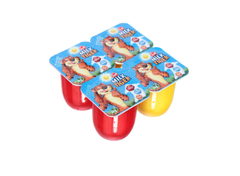 ZOTT) Phô mai tươi Milk Tiger hương Dâu - Chuối 4x50g