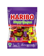 AN) Kẹo dẻo Haribo Happy Grapes 160g