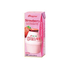 Binggrae) Sữa dâu 200ml