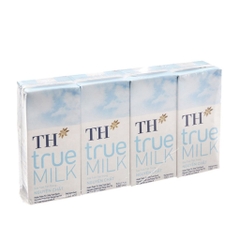 Sữa Tươi Tiệt Trùng Nguyên Chất TH true MILK 180 ml (hàng Việt Nam chất lượng cao)