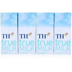 Sữa Tươi Tiệt Trùng Nguyên Chất TH true MILK 180 ml (hàng Việt Nam chất lượng cao)