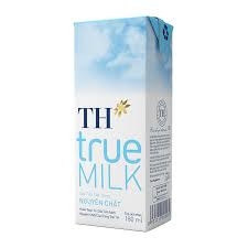 Sữa Tươi Tiệt Trùng Nguyên Chất TH true MILK 180 ml (hàng Việt Nam chất lượng cao)