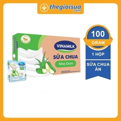Sữa chua ăn Nha đam Vinamilk 100G Vỉ 4 Hộp chính hãng