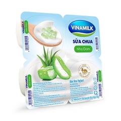 Sữa chua ăn Nha đam Vinamilk 100G Vỉ 4 Hộp chính hãng