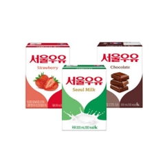 Sữa tươi tiệt trùng SEOUL Dành cho bé 1 tuổi trở lên nhập khẩu Hàn Quốc 200ml*24 hộp