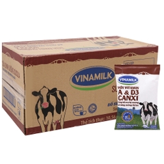 Thùng 24 bịch Sữa vinamilk hương socola 220ml