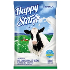 Sữa vinamilk Happy Star có đường bịch 220ml Hàng Chính hãng Vinamilk