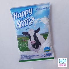 Sữa vinamilk Happy Star có đường bịch 220ml Hàng Chính hãng Vinamilk
