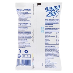 Sữa vinamilk Happy Star có đường bịch 220ml Hàng Chính hãng Vinamilk